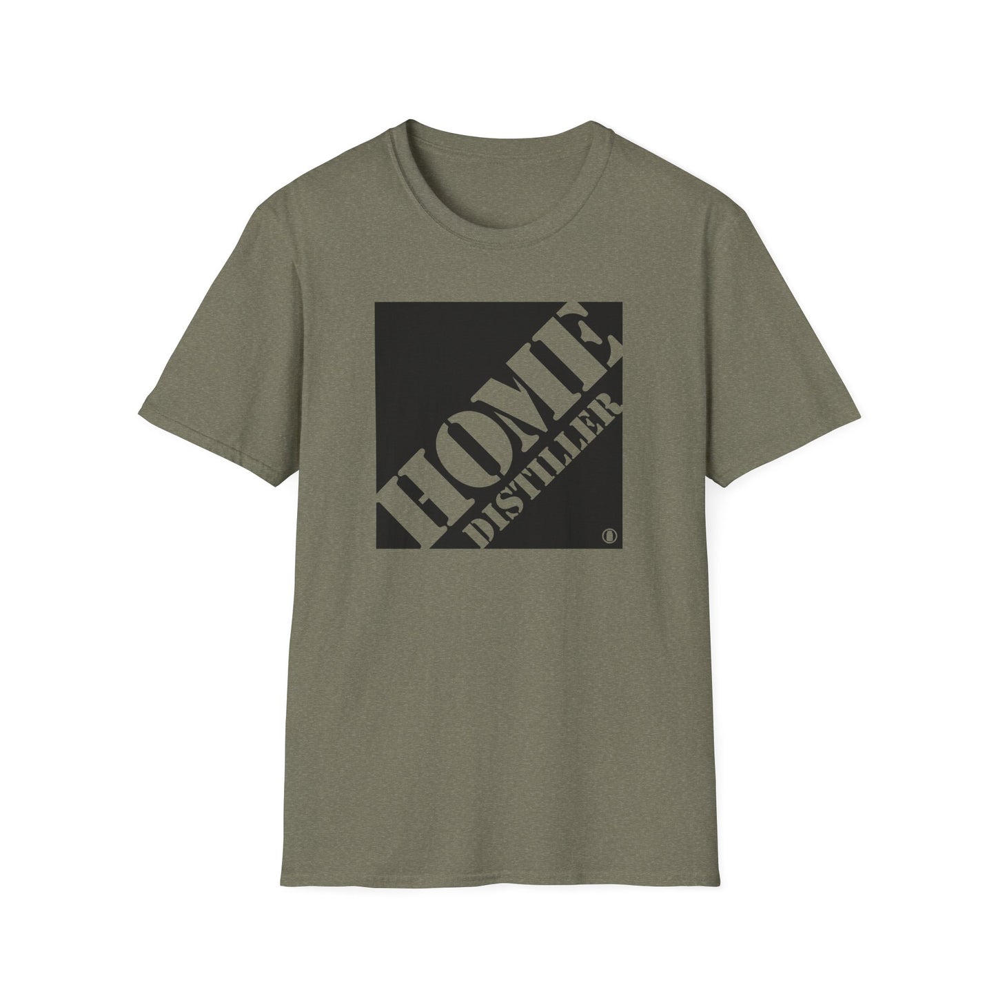 Home Distiller Parody Hardware Store Moonshine & Distilling Softstyle Tee T-Shirt