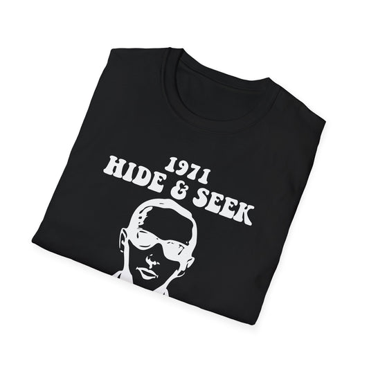 DB Cooper 1971 Hide & Seek World Champion Funny Softstyle Tee T-Shirt
