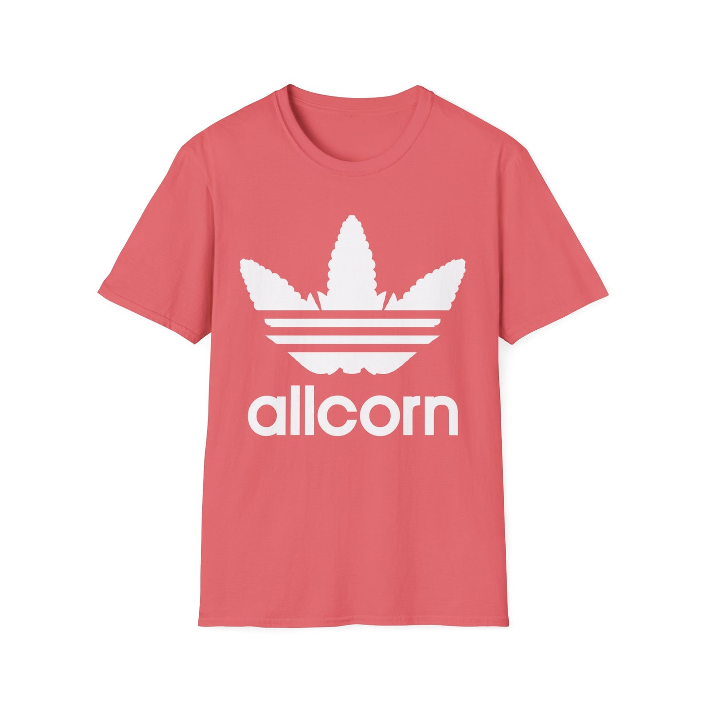 Moonshine Corn Grain Mash Sports Logo Parody Softstyle Tee T-Shirt