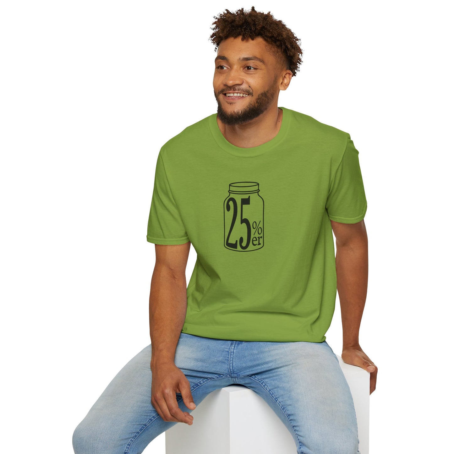 Moonshiners & Bootleggers 25%er Mason Jar Softstyle Tee T-Shirt
