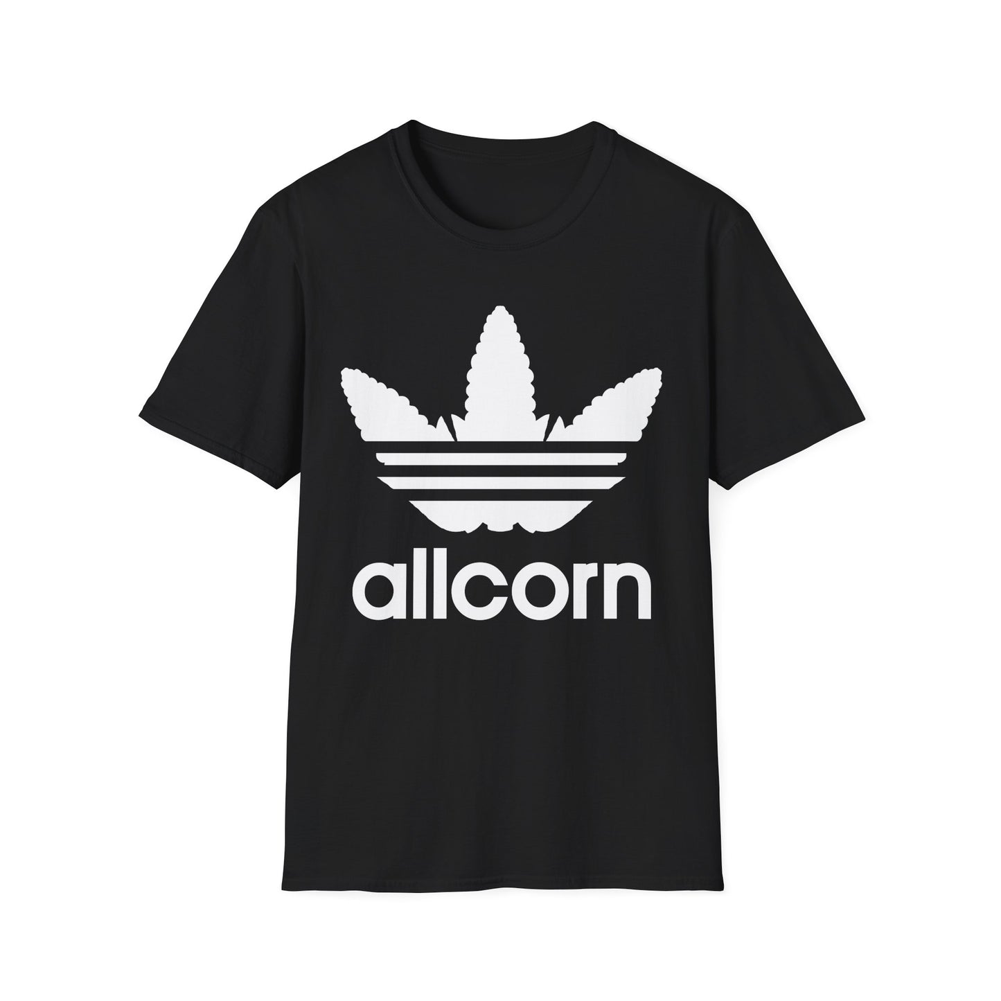 Moonshine Corn Grain Mash Sports Logo Parody Softstyle Tee T-Shirt