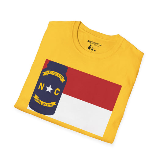 North Carolina Mason Jar Flag Shirt
