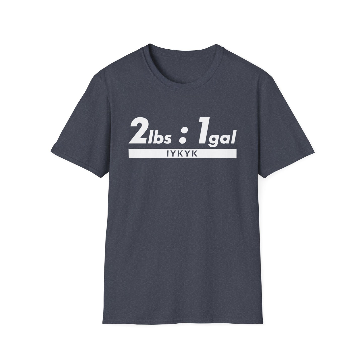 2lbs to 1gal - If You Know You Know (IYKYK) Moonshine & Distilling Softstyle Tee T-Shirt
