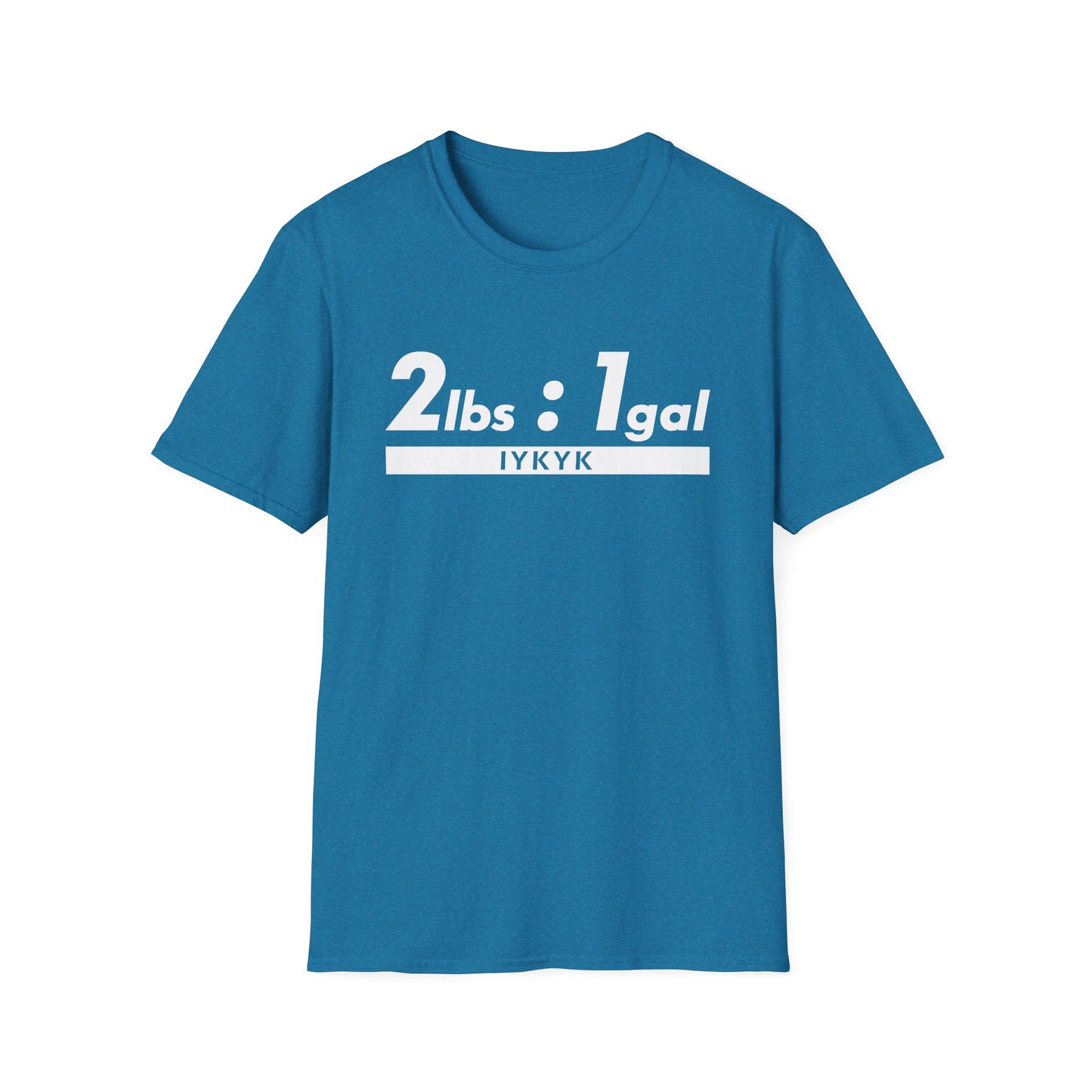 2lbs to 1gal - If You Know You Know (IYKYK) Moonshine & Distilling Softstyle Tee T-Shirt