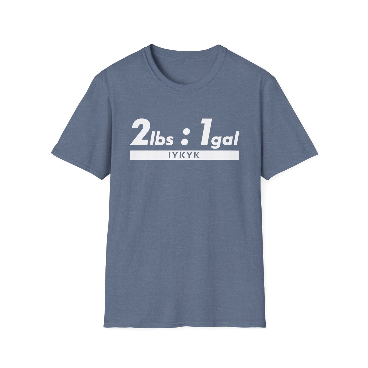 2lbs to 1gal - If You Know You Know (IYKYK) Moonshine & Distilling Softstyle Tee T-Shirt