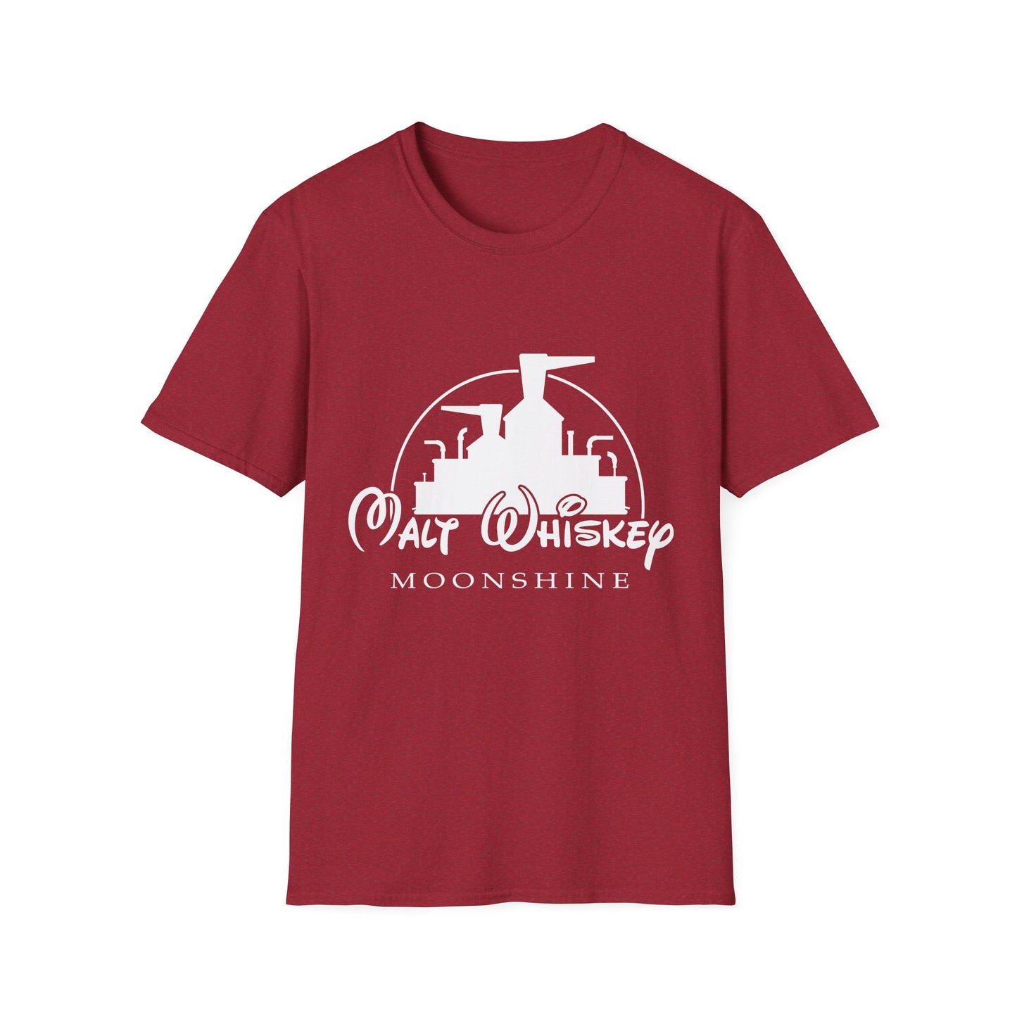 Malt Whiskey Moonshine Parody Softstyle Tee T-Shirt for Every Day Wear