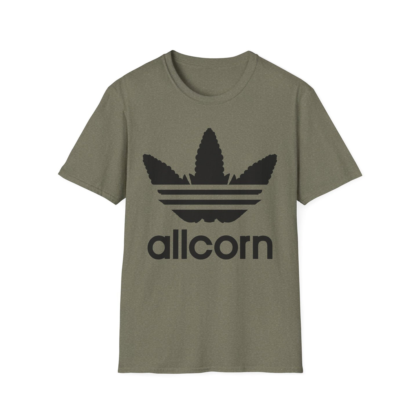 Moonshine Corn Grain Mash Sports Logo Parody Softstyle Tee T-Shirt