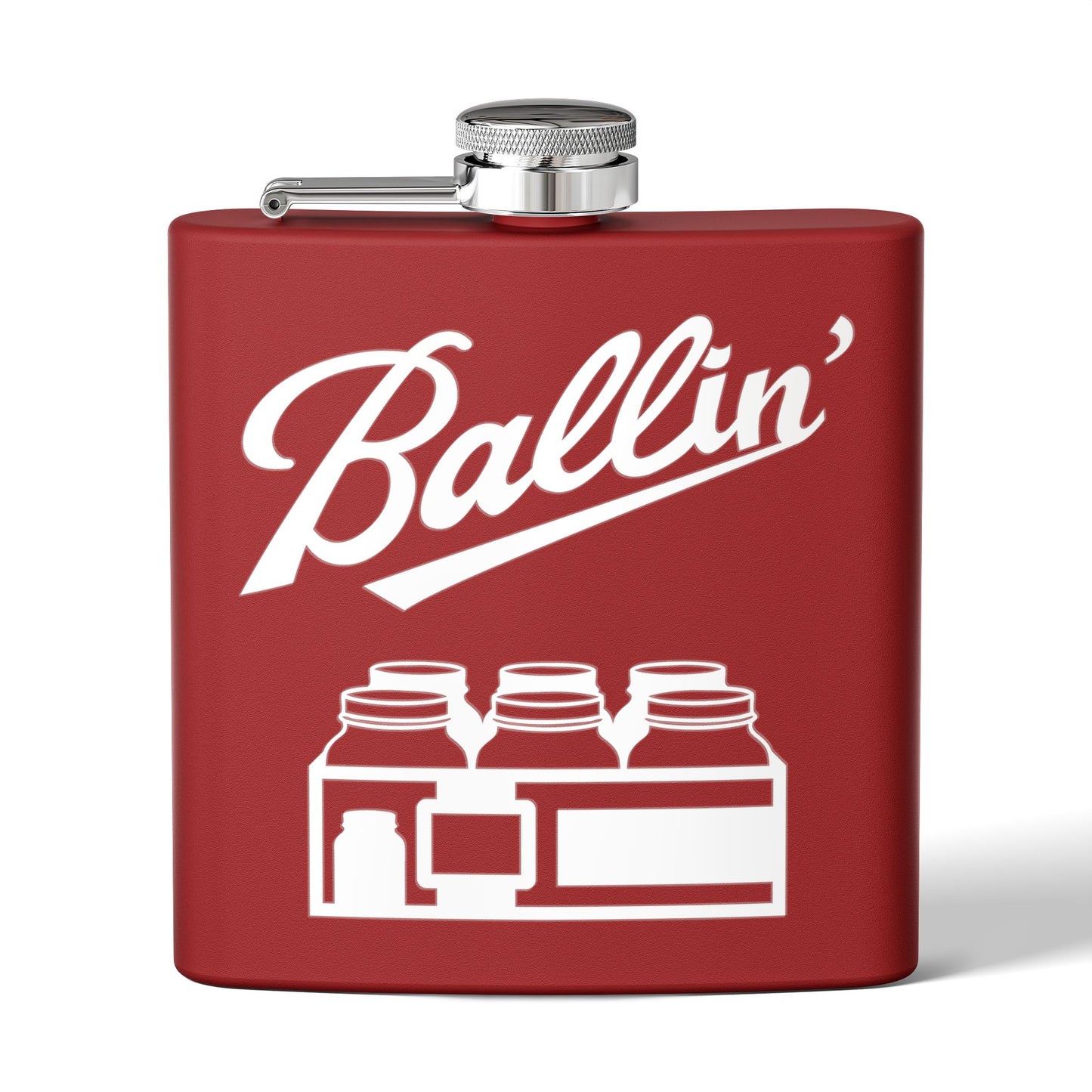 Mason Jar Case Moonshine & Canning 6oz Stainless Steel Flask - Multiple Colors!