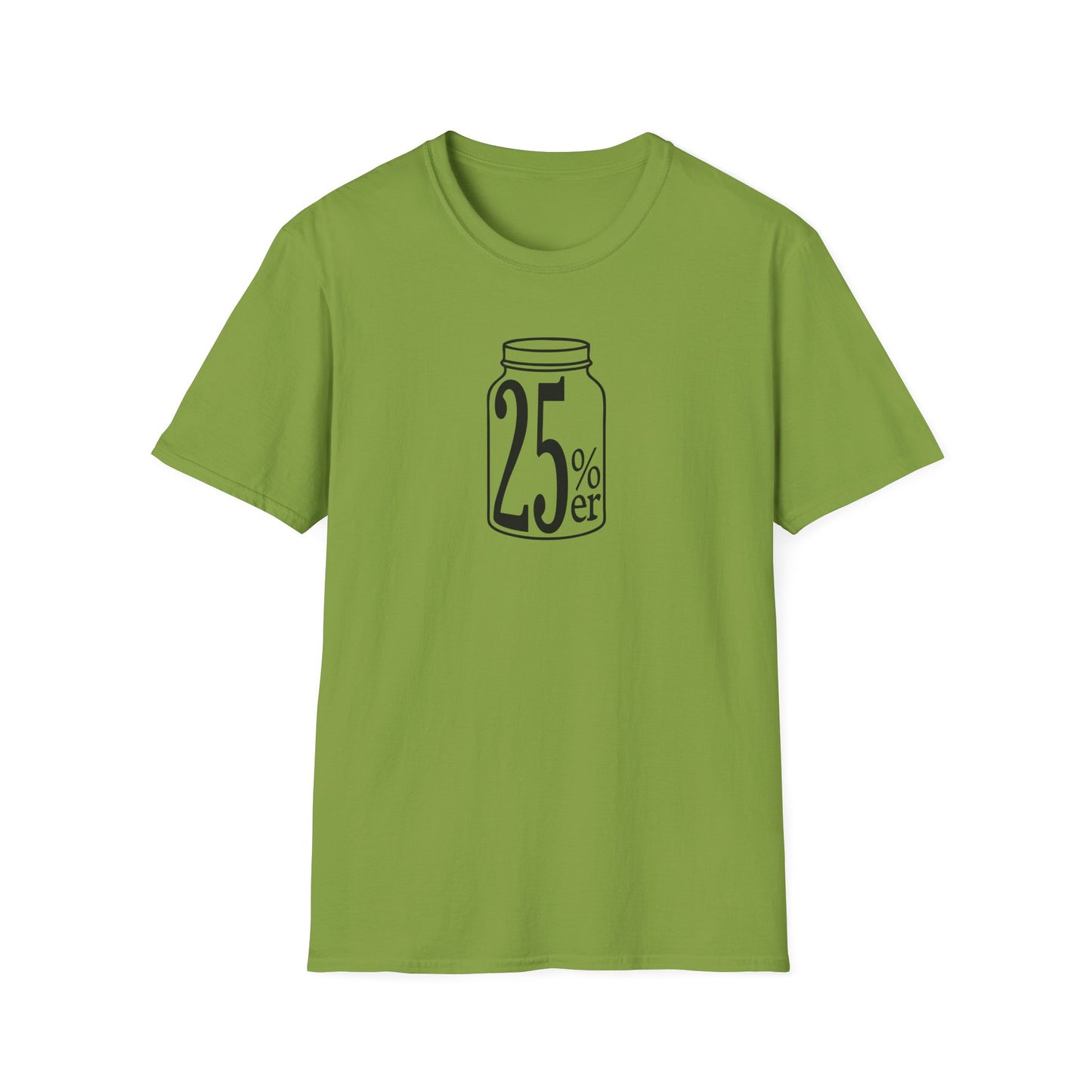Moonshiners & Bootleggers 25%er Mason Jar Softstyle Tee T-Shirt