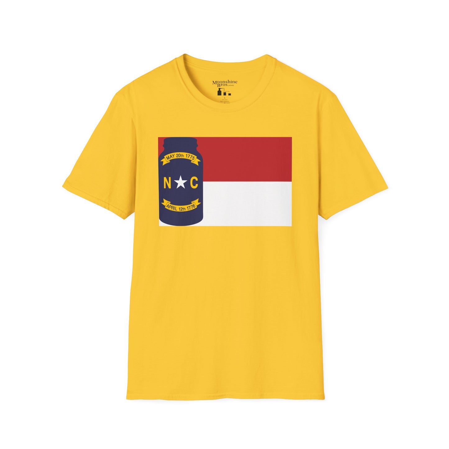 North Carolina Mason Jar Flag Shirt