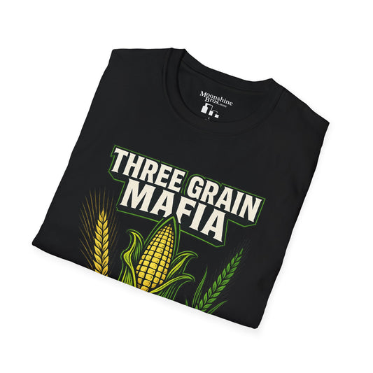 Three Grain Mafia - Parody Hip-Hop Whiskey Moonshine Shirt
