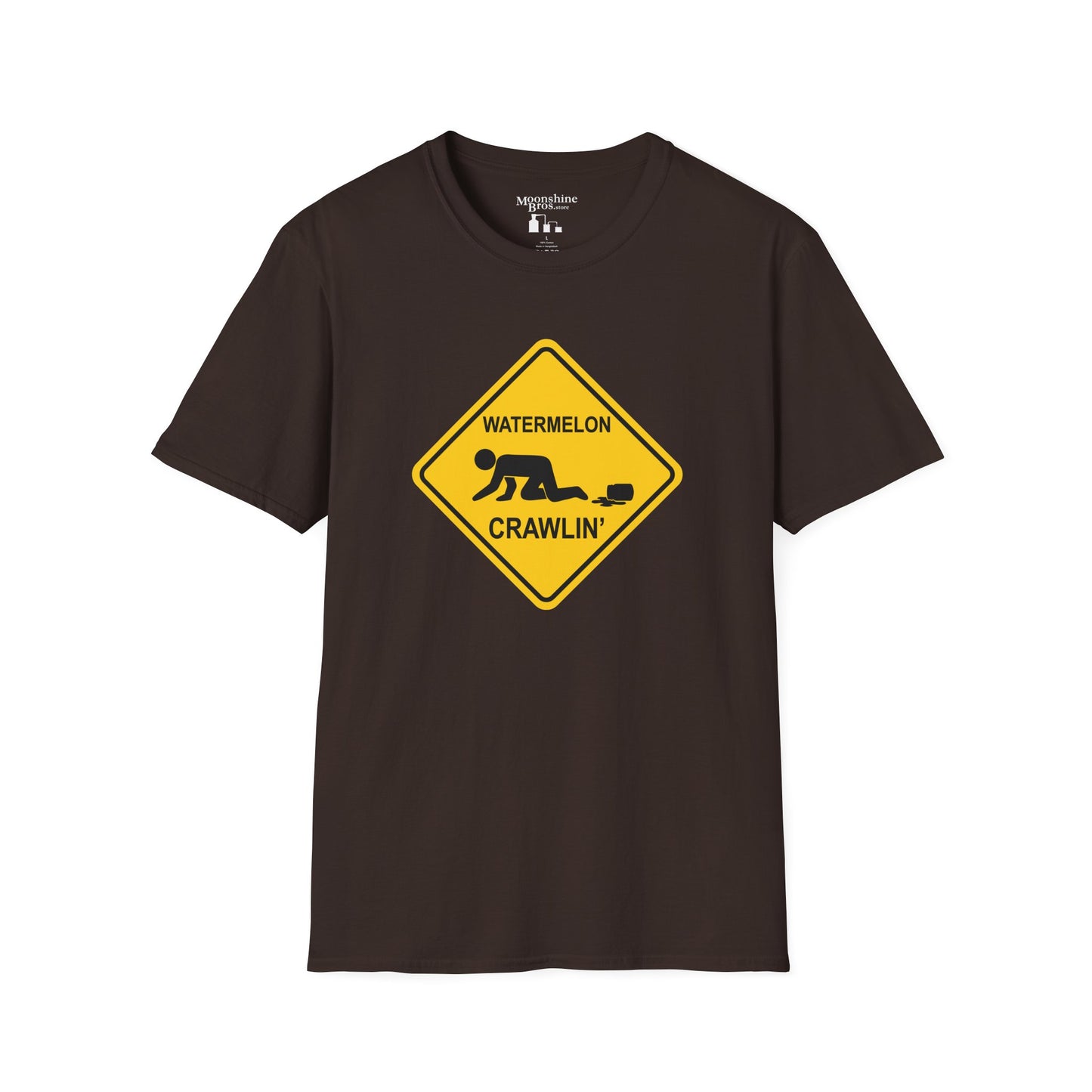 Watermelon Crawlin' Warning Sign Style Shirt