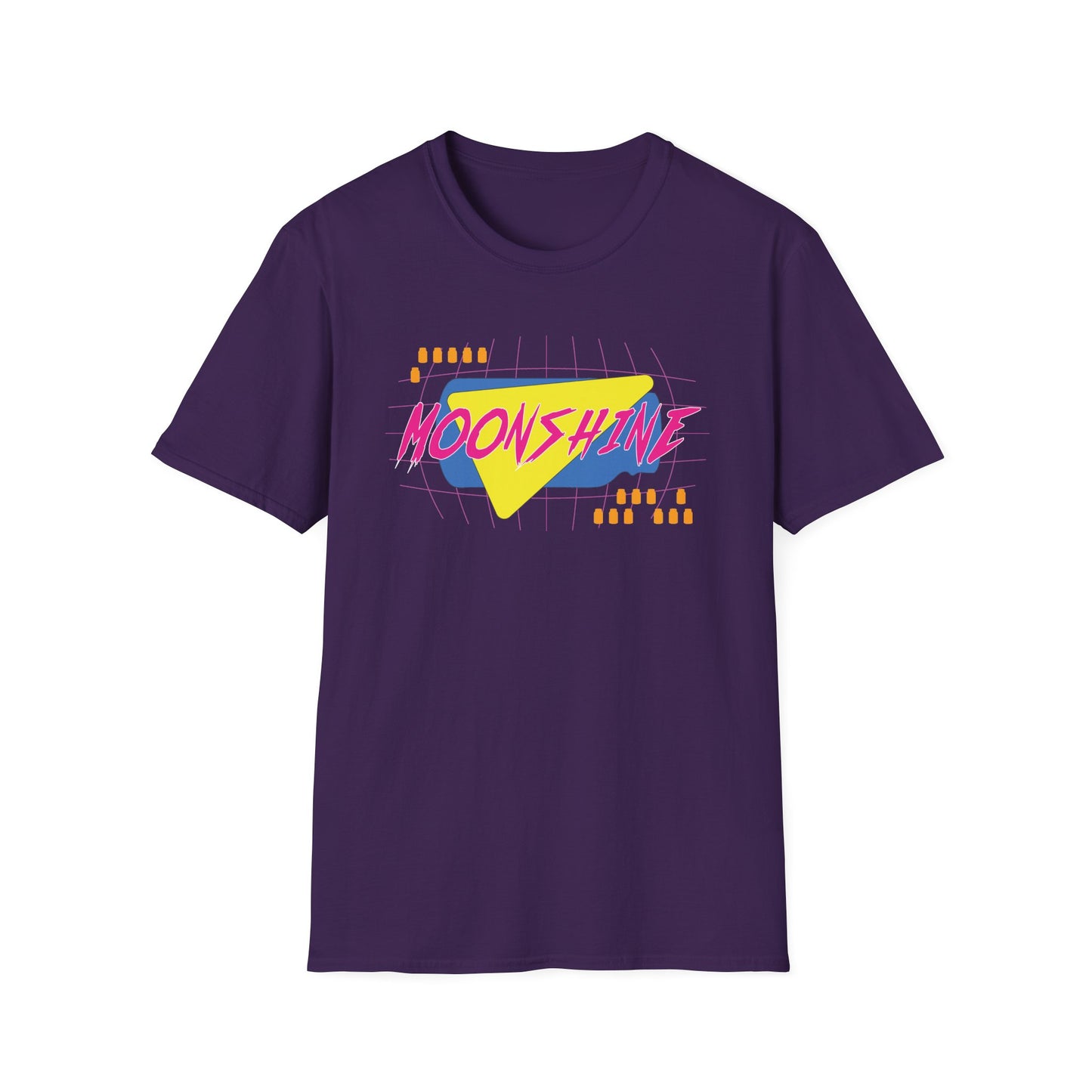 Radical 80's-inspired Totally Gnarly Moonshine Softstyle Tee T-Shirt
