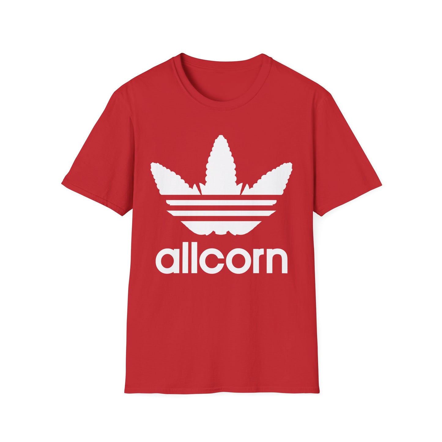 Moonshine Corn Grain Mash Sports Logo Parody Softstyle Tee T-Shirt