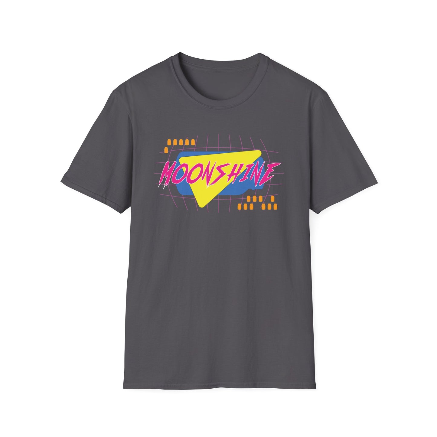Radical 80's-inspired Totally Gnarly Moonshine Softstyle Tee T-Shirt