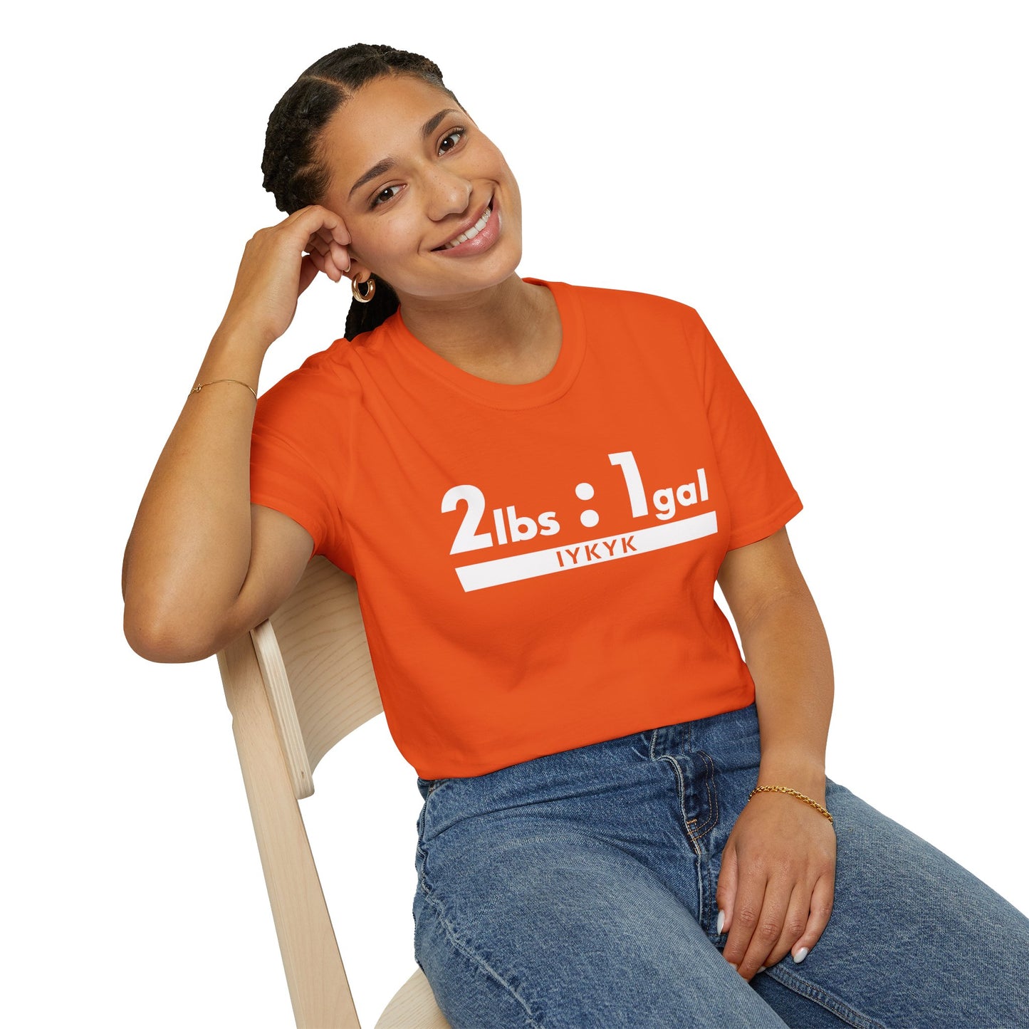 2lbs to 1gal - If You Know You Know (IYKYK) Moonshine & Distilling Softstyle Tee T-Shirt