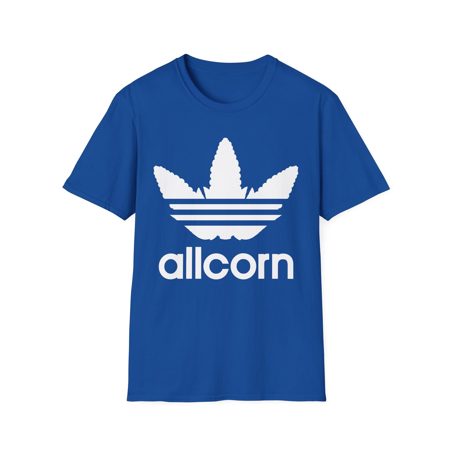 Moonshine Corn Grain Mash Sports Logo Parody Softstyle Tee T-Shirt