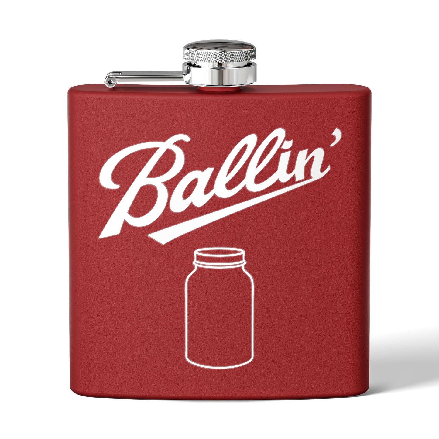 Solo Mason Jar Moonshine & Canning 6oz Stainless Steel Flask - Multiple Colors!