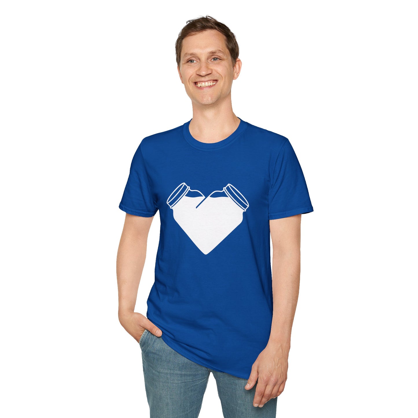Mason Jar Heart Moonshine Love Softstyle Tee T-Shirt