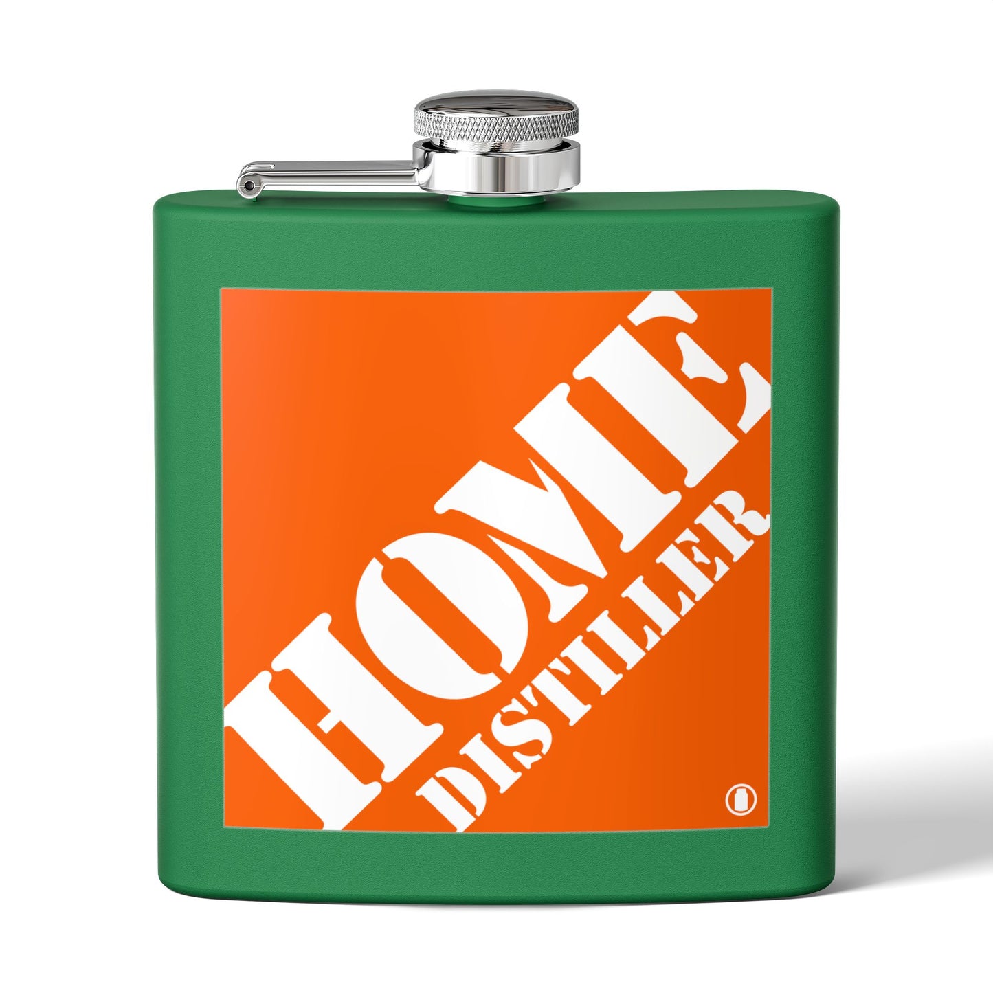 Home Distiller Parody Hardware Store 6oz Stainless Steel Flask - Multiple Colors!