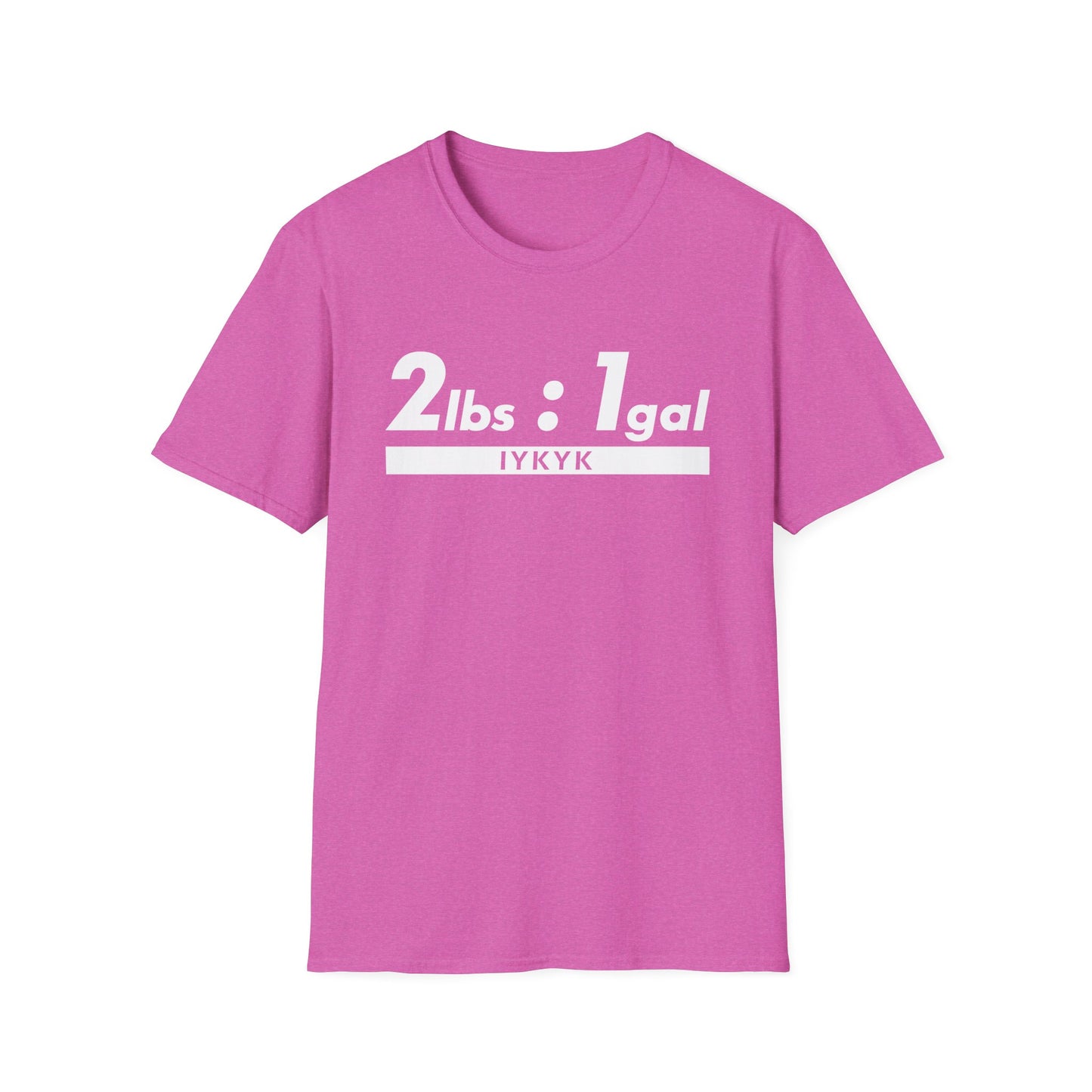 2lbs to 1gal - If You Know You Know (IYKYK) Moonshine & Distilling Softstyle Tee T-Shirt