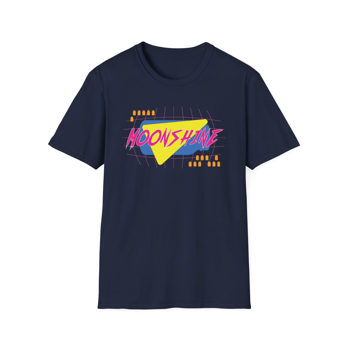 Radical 80's-inspired Totally Gnarly Moonshine Softstyle Tee T-Shirt