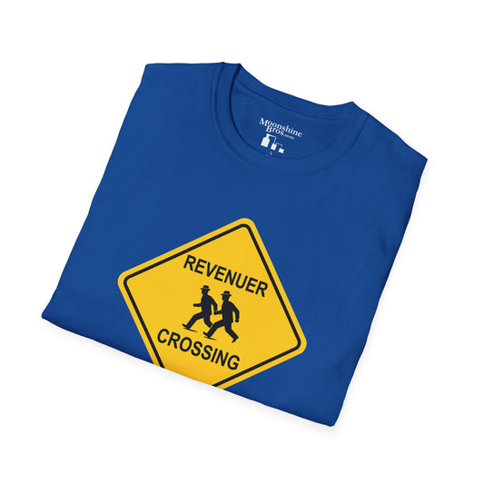Revenuer Crossing Warning Sign Style Shirt