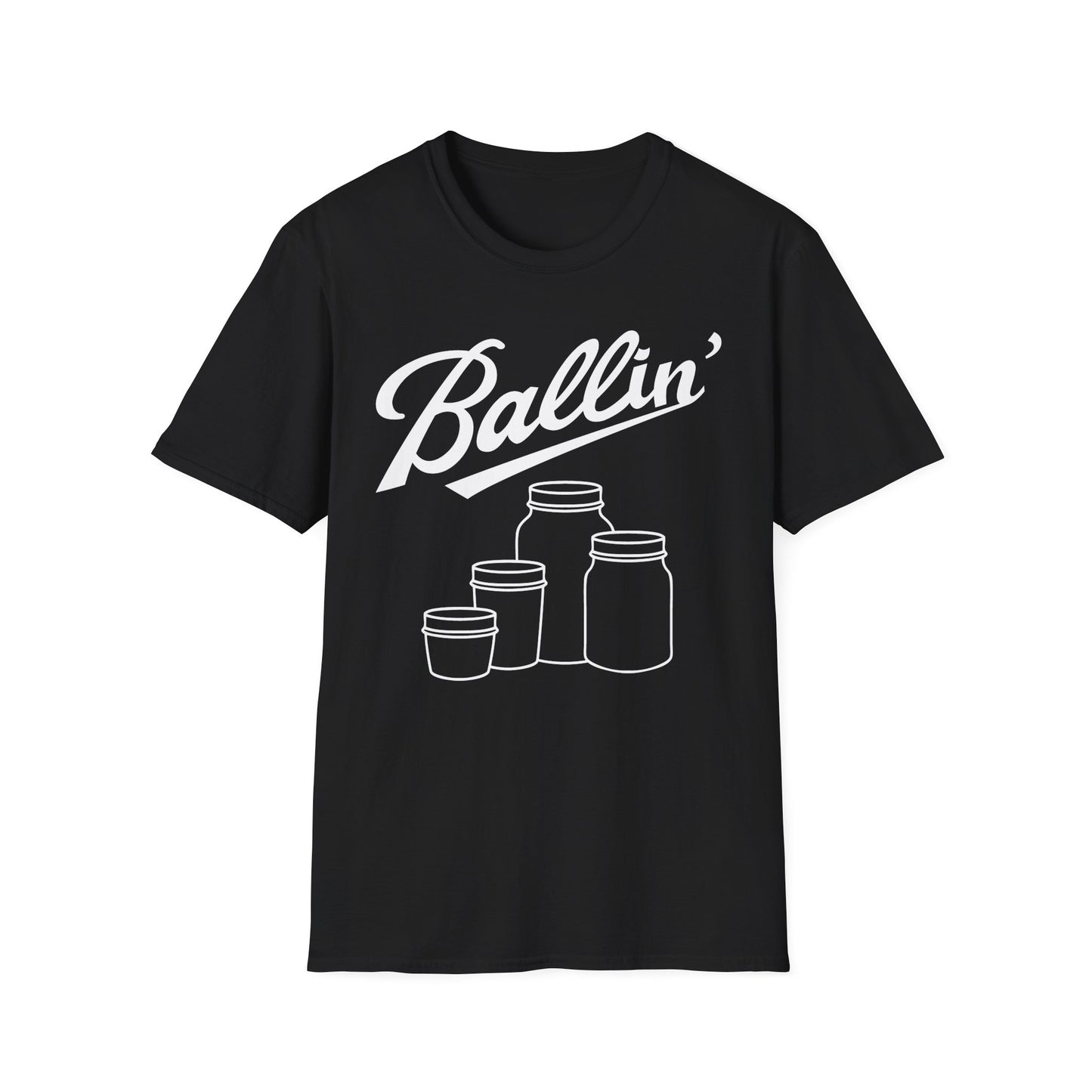 Multiple Mason Jars Moonshine & Canning Softstyle Tee T-Shirt for Every Day Wear