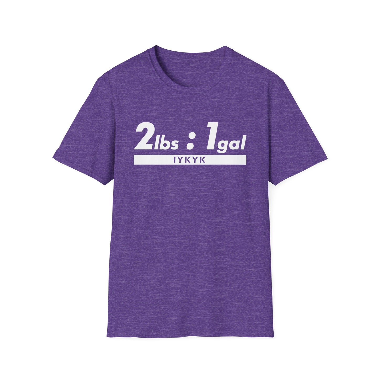 2lbs to 1gal - If You Know You Know (IYKYK) Moonshine & Distilling Softstyle Tee T-Shirt
