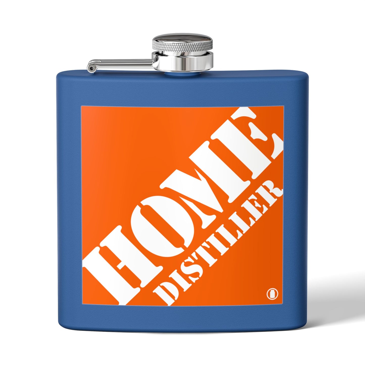 Home Distiller Parody Hardware Store 6oz Stainless Steel Flask - Multiple Colors!