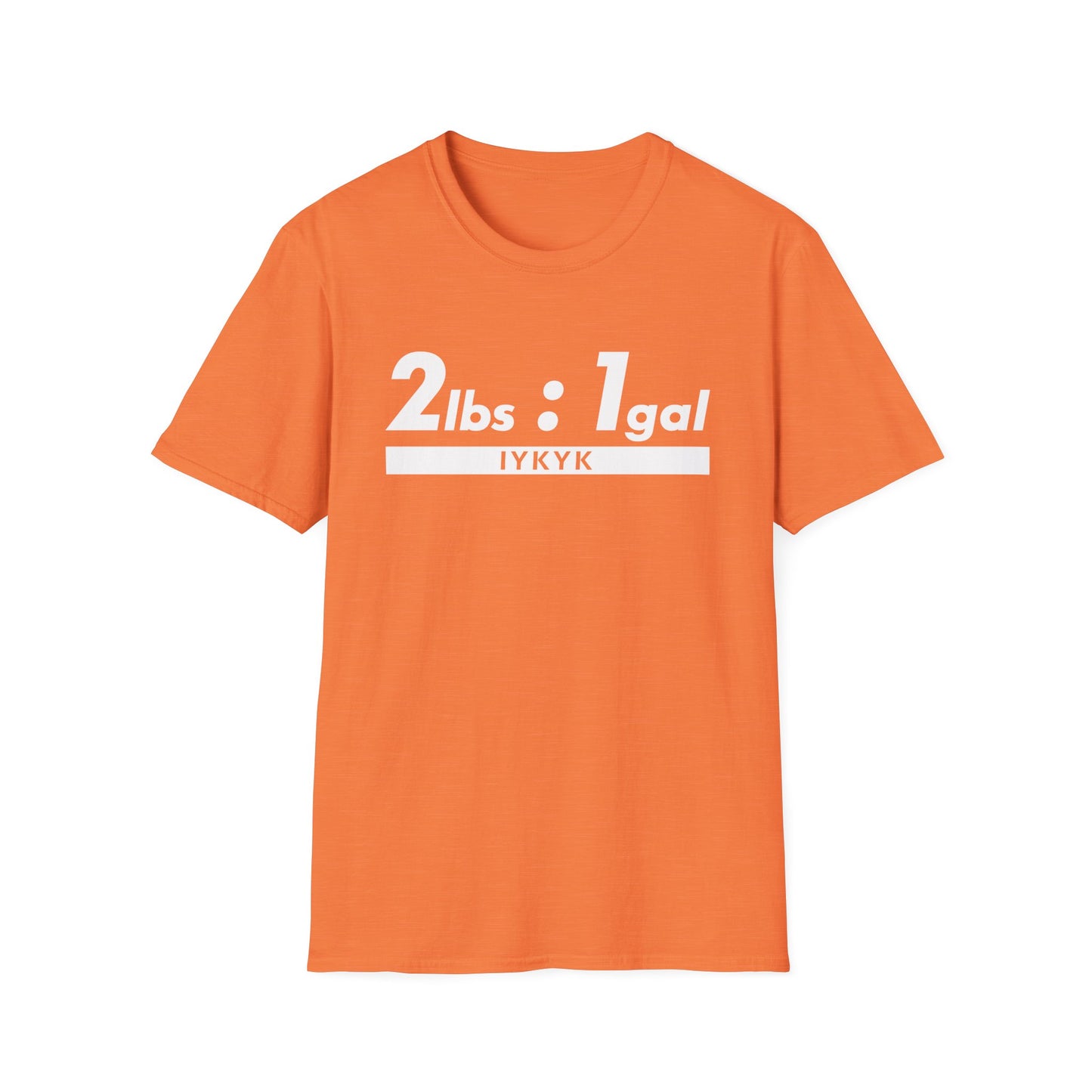 2lbs to 1gal - If You Know You Know (IYKYK) Moonshine & Distilling Softstyle Tee T-Shirt