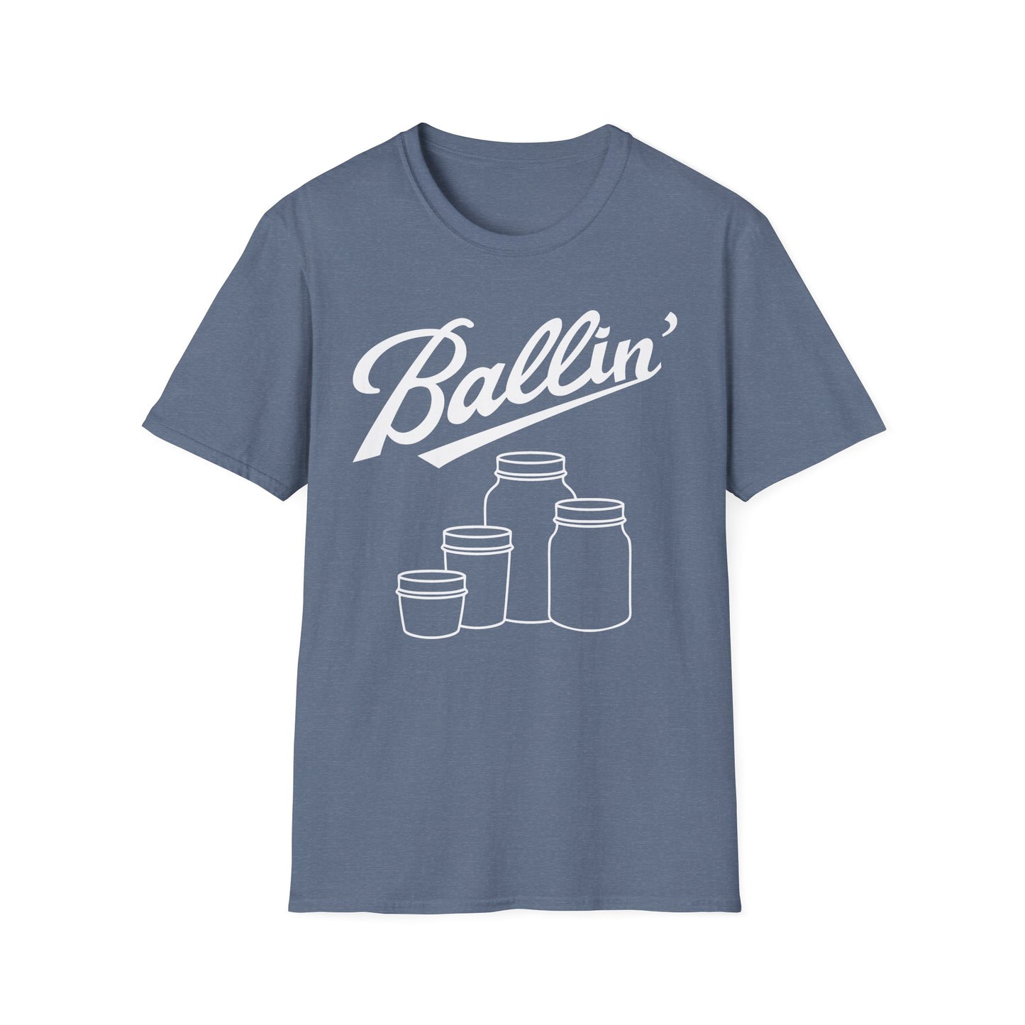 Multiple Mason Jars Moonshine & Canning Softstyle Tee T-Shirt for Every Day Wear