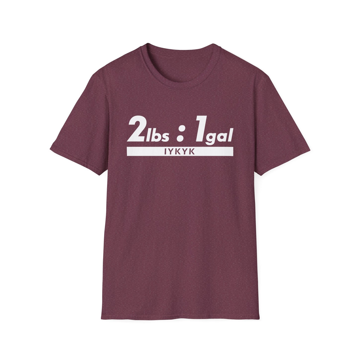 2lbs to 1gal - If You Know You Know (IYKYK) Moonshine & Distilling Softstyle Tee T-Shirt