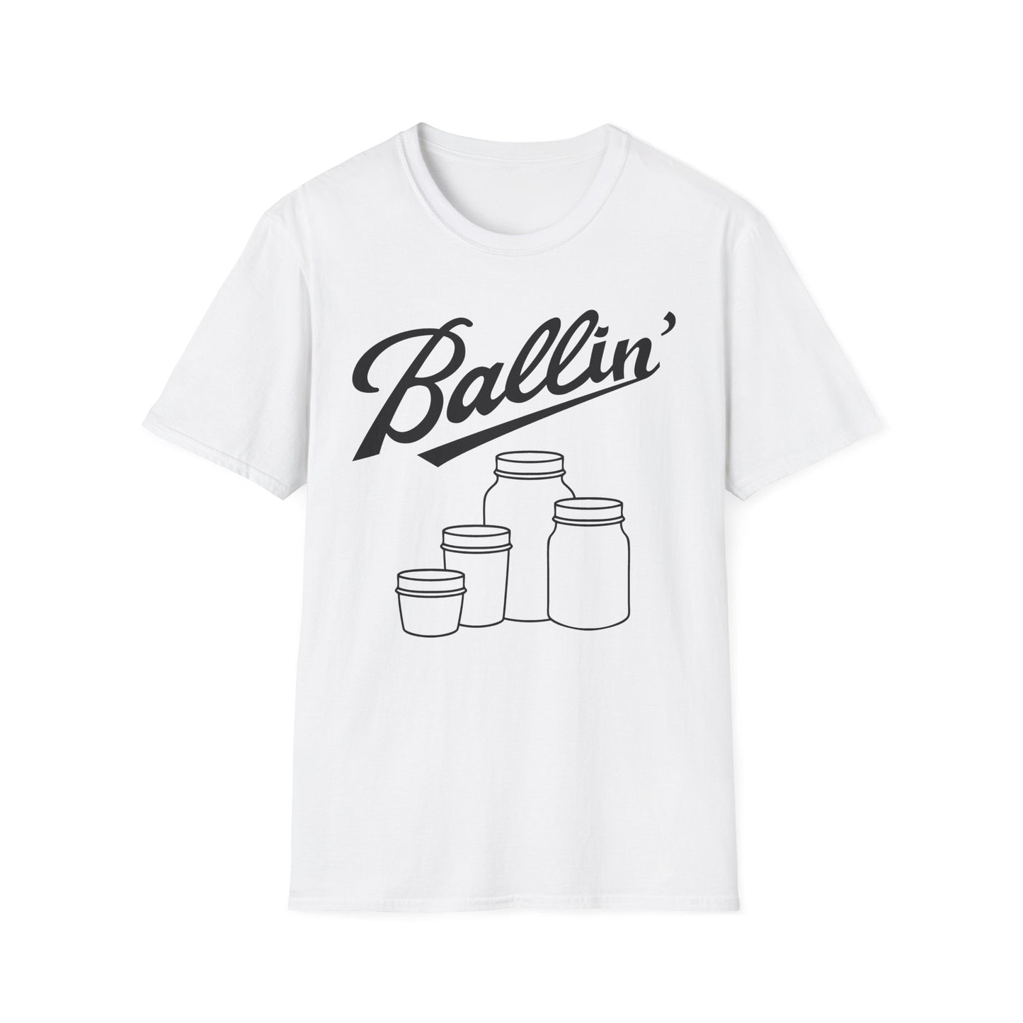 Multiple Mason Jars Moonshine & Canning Softstyle Tee T-Shirt for Every Day Wear