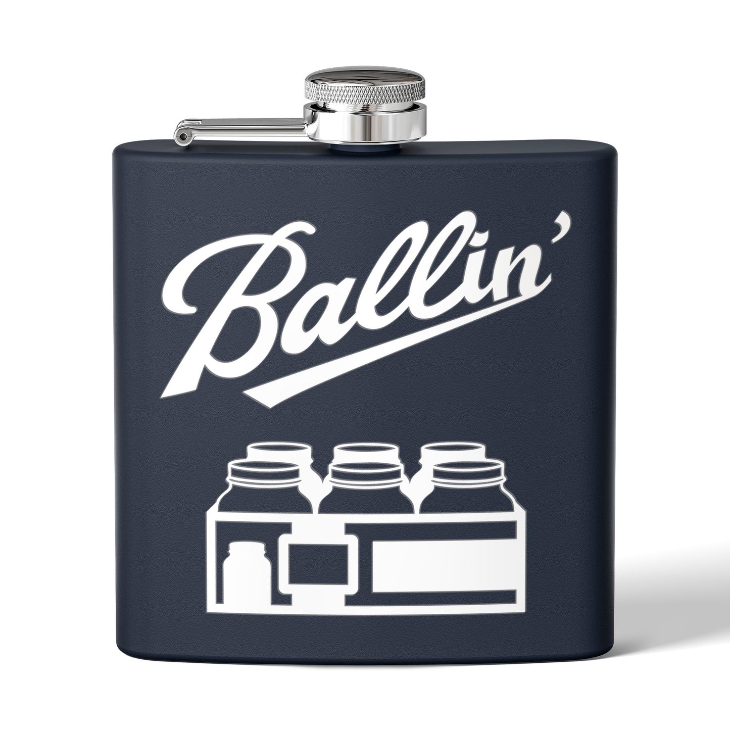 Mason Jar Case Moonshine & Canning 6oz Stainless Steel Flask - Multiple Colors!