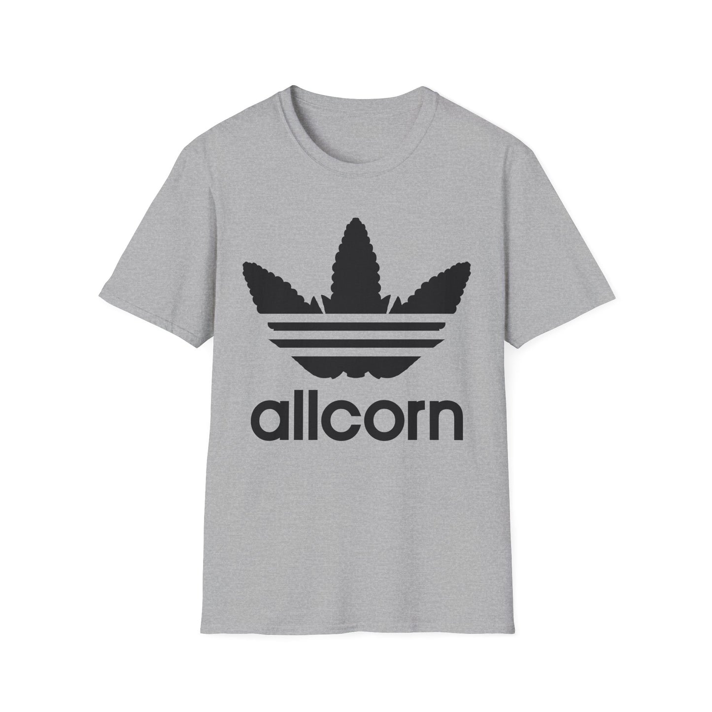 Moonshine Corn Grain Mash Sports Logo Parody Softstyle Tee T-Shirt