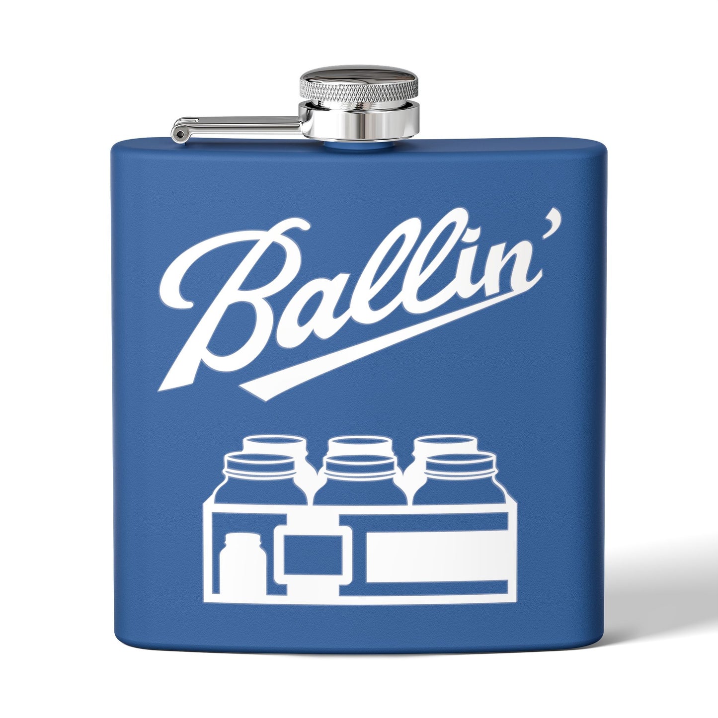 Mason Jar Case Moonshine & Canning 6oz Stainless Steel Flask - Multiple Colors!