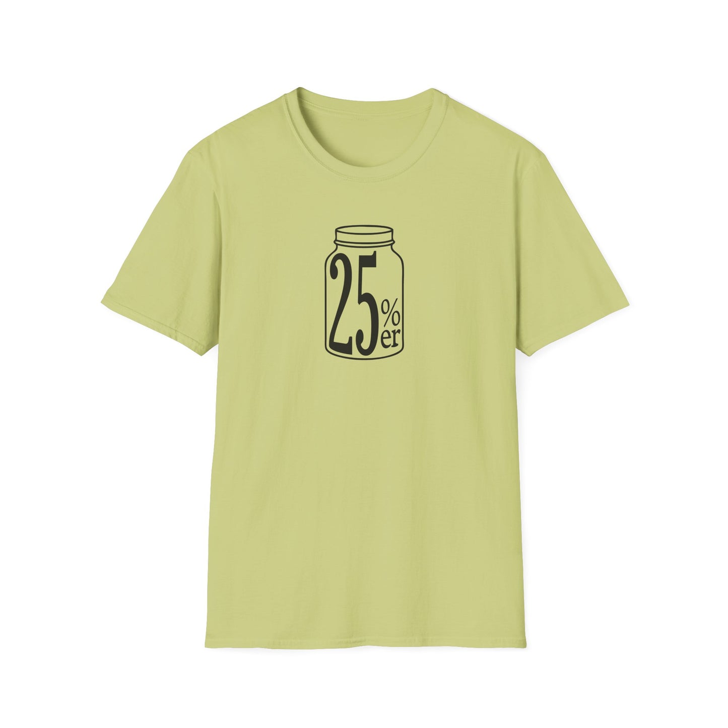 Moonshiners & Bootleggers 25%er Mason Jar Softstyle Tee T-Shirt