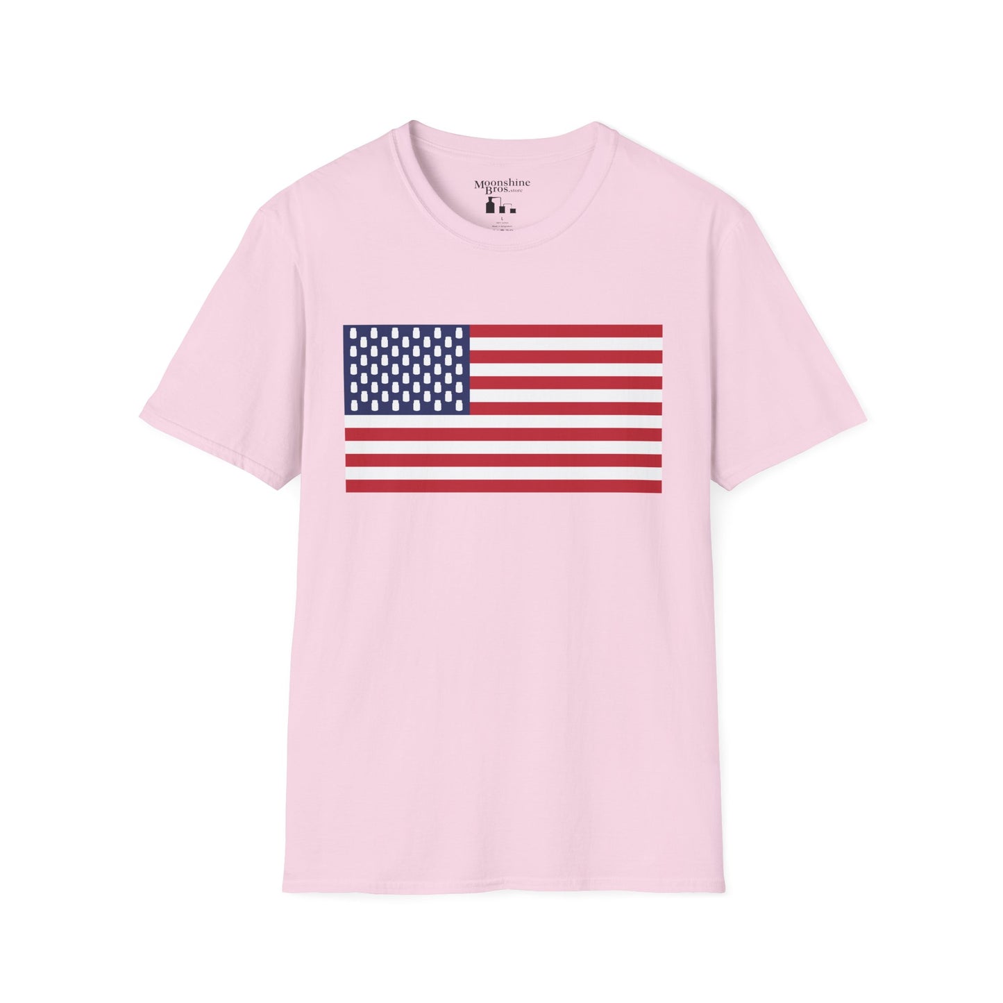 Mason Jar American Flag "Jars & Stripes" Shirt