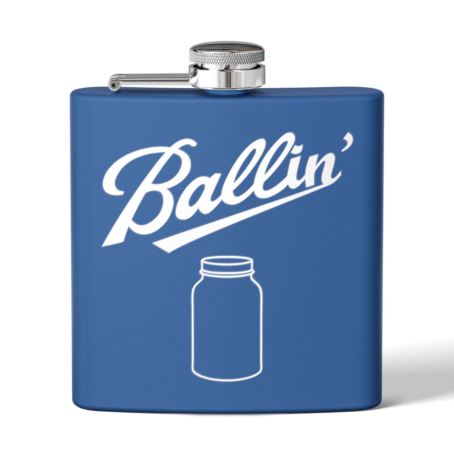 Solo Mason Jar Moonshine & Canning 6oz Stainless Steel Flask - Multiple Colors!