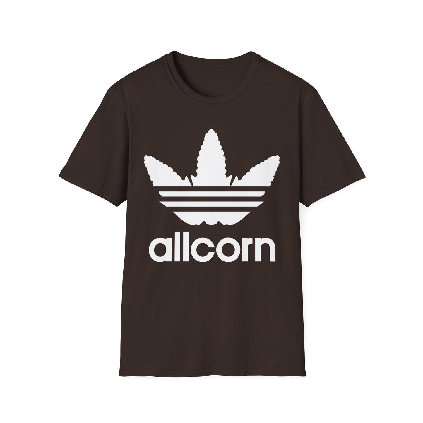 Moonshine Corn Grain Mash Sports Logo Parody Softstyle Tee T-Shirt
