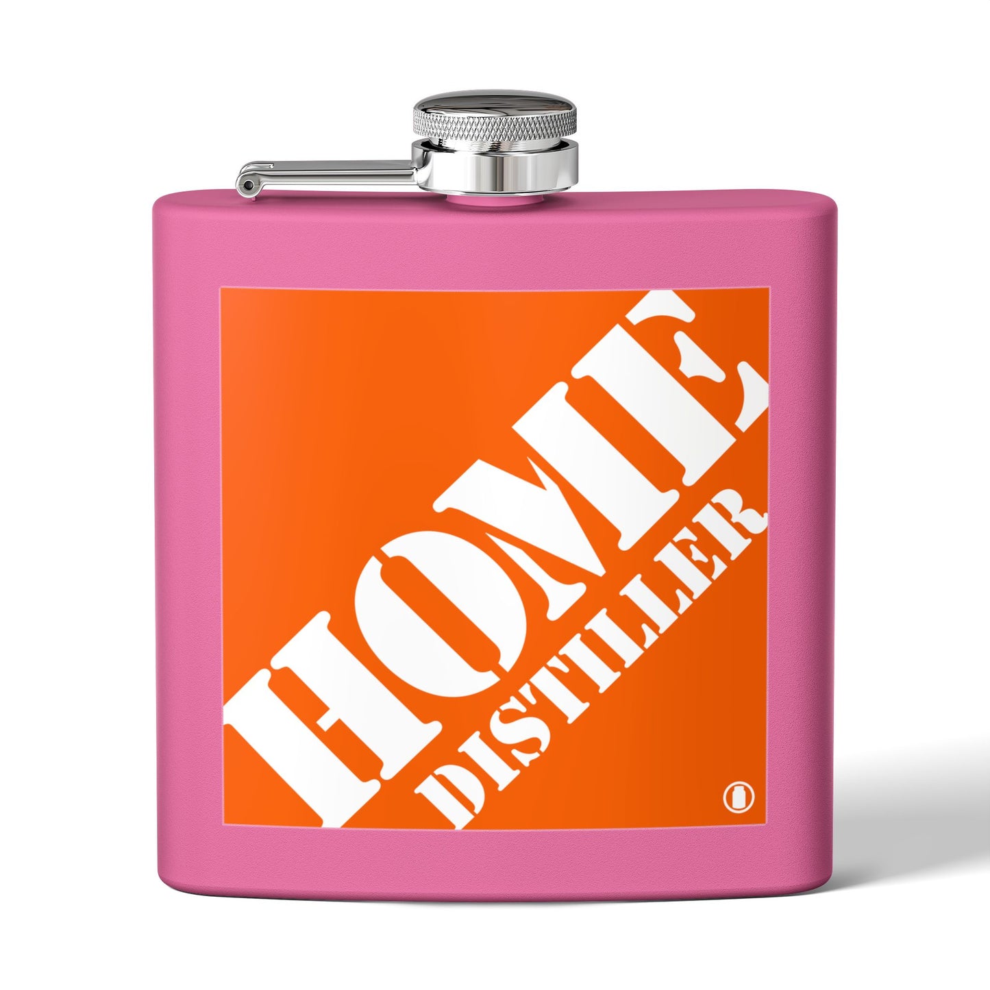 Home Distiller Parody Hardware Store 6oz Stainless Steel Flask - Multiple Colors!