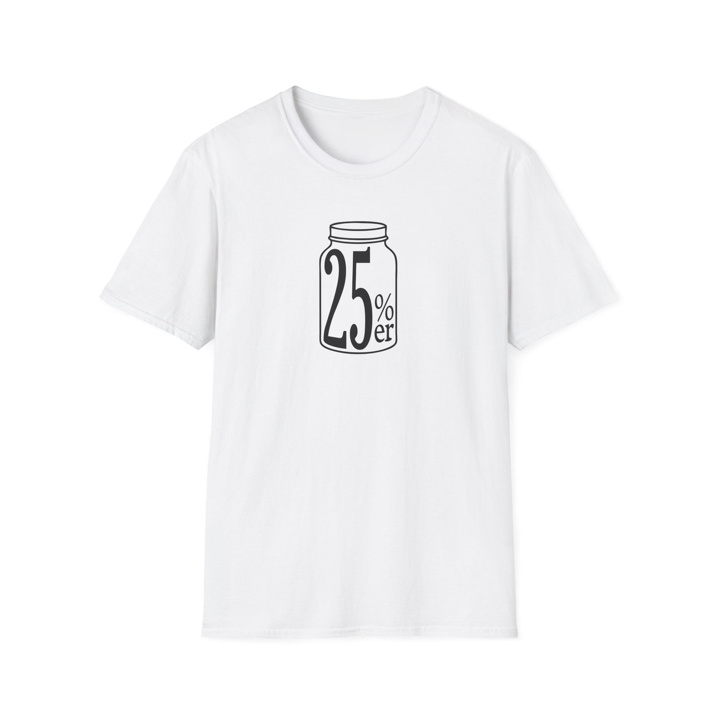Moonshiners & Bootleggers 25%er Mason Jar Softstyle Tee T-Shirt