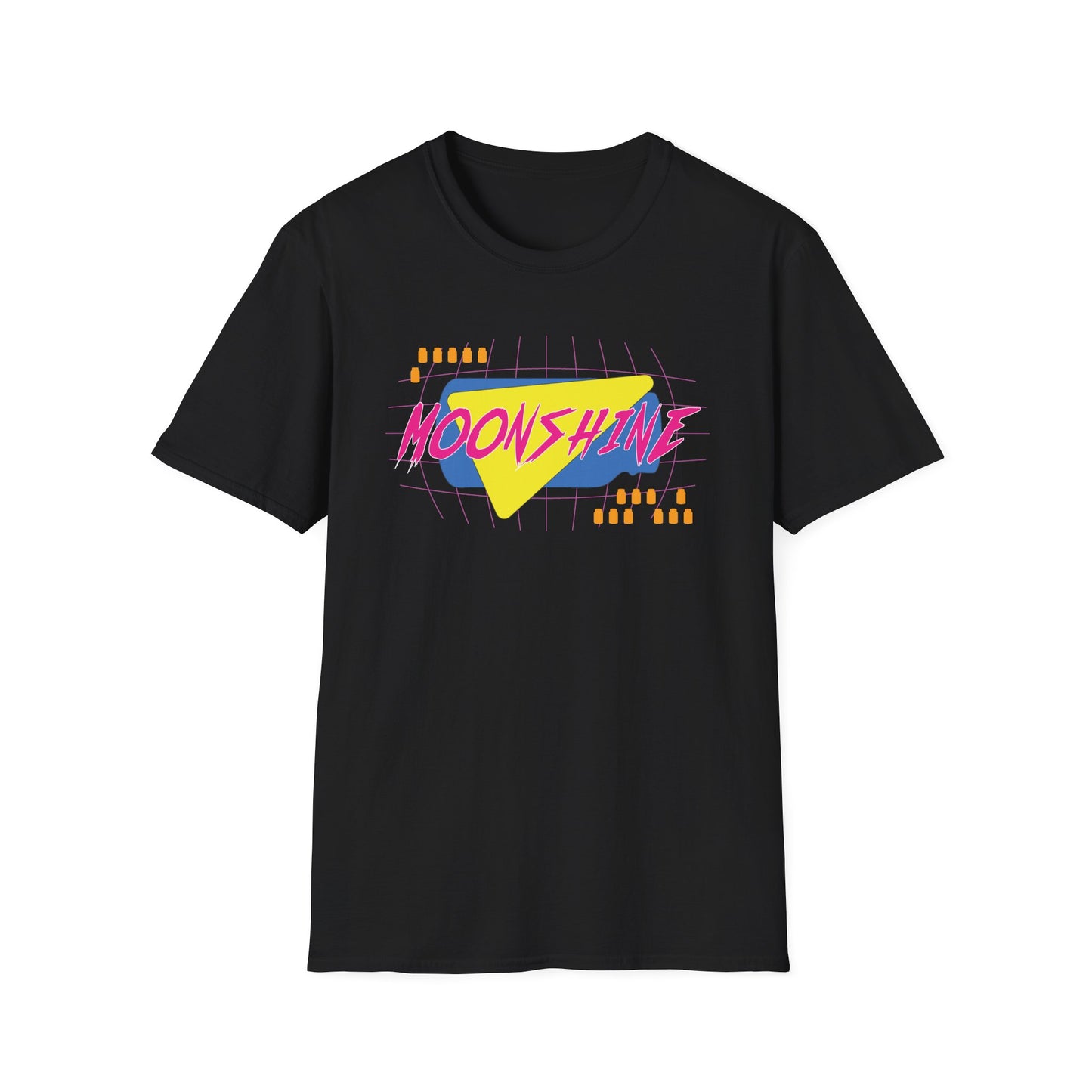 Radical 80's-inspired Totally Gnarly Moonshine Softstyle Tee T-Shirt