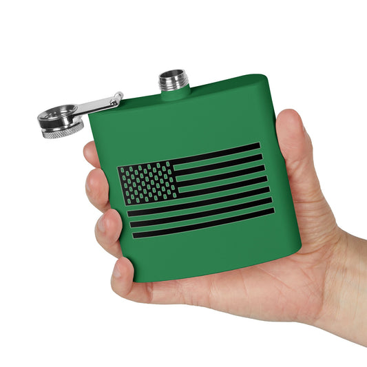 Mason Jar Tactical American Flag "Jars & Stripes" 6oz Stainless Steel Flask - Multiple Colors!