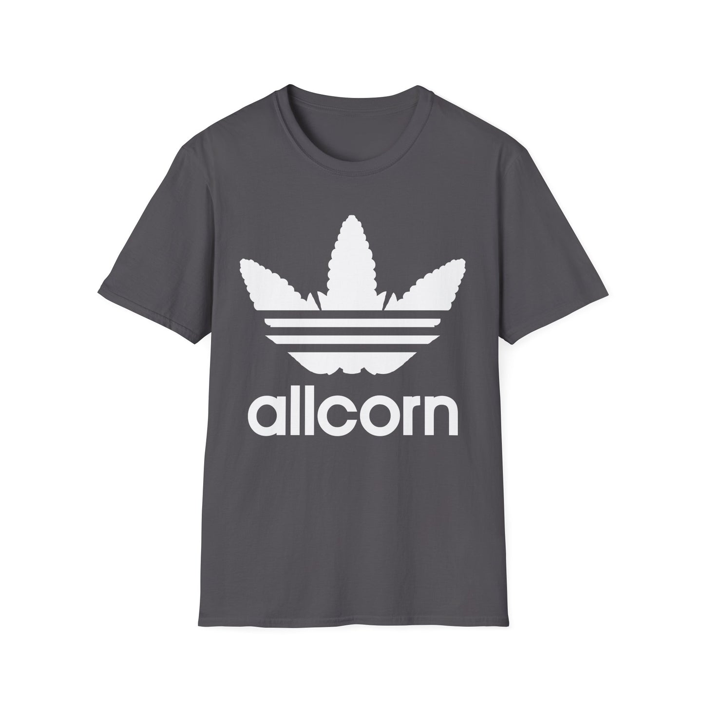 Moonshine Corn Grain Mash Sports Logo Parody Softstyle Tee T-Shirt