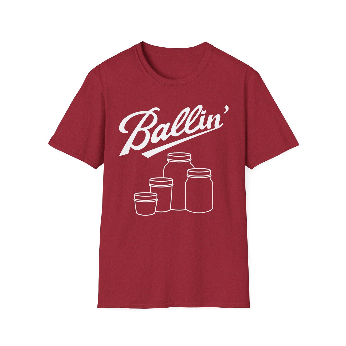 Multiple Mason Jars Moonshine & Canning Softstyle Tee T-Shirt for Every Day Wear