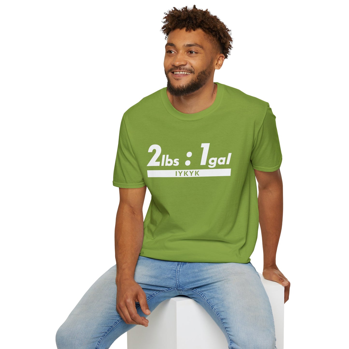 2lbs to 1gal - If You Know You Know (IYKYK) Moonshine & Distilling Softstyle Tee T-Shirt