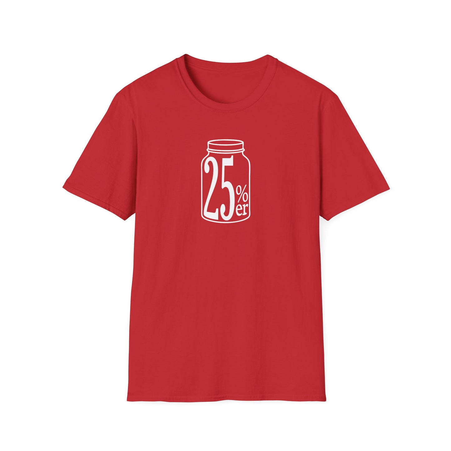 Moonshiners & Bootleggers 25%er Mason Jar Softstyle Tee T-Shirt