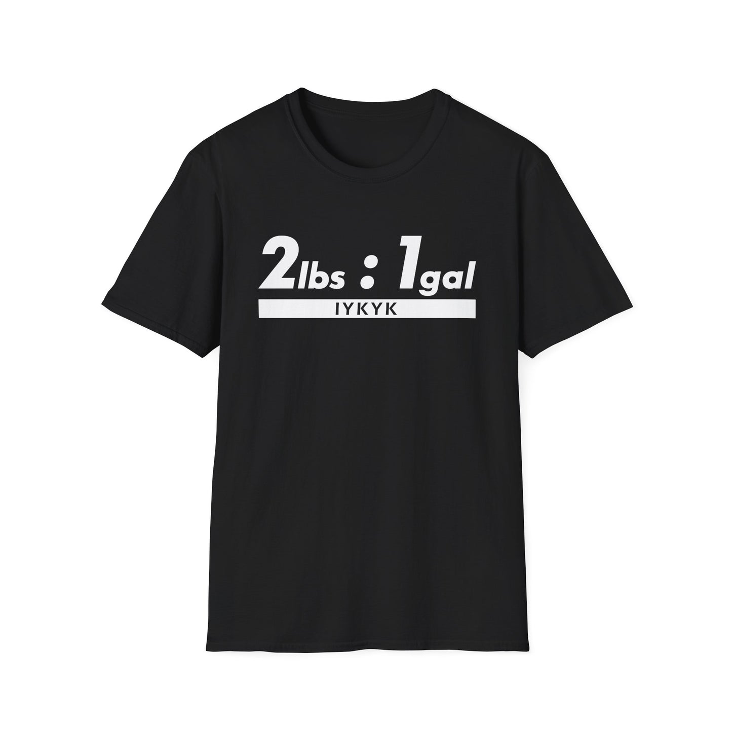2lbs to 1gal - If You Know You Know (IYKYK) Moonshine & Distilling Softstyle Tee T-Shirt